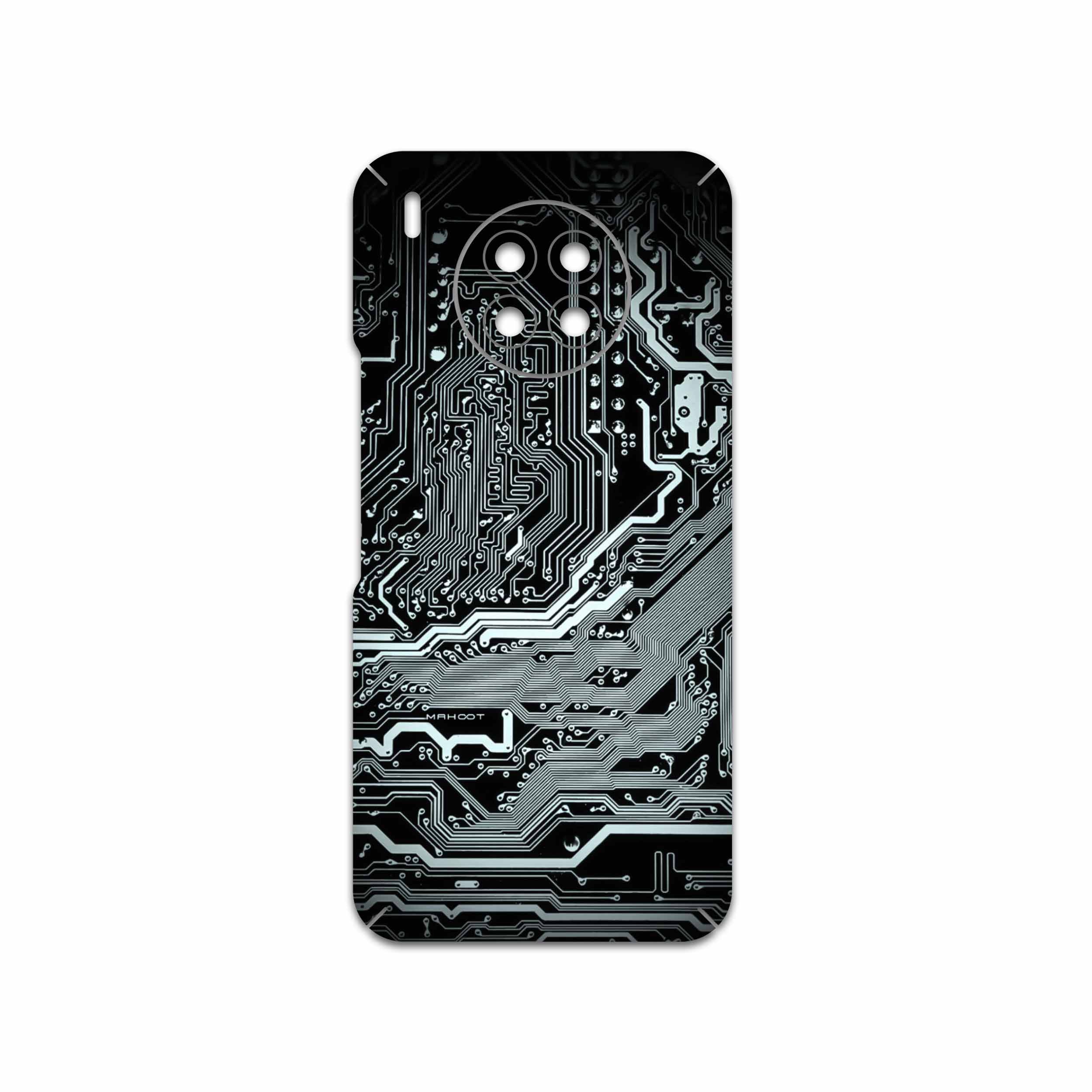 برچسب پوششی ماهوت مدل Black-Printed-Circuit-Board مناسب برای گوشی موبایل آنر 50 Lite