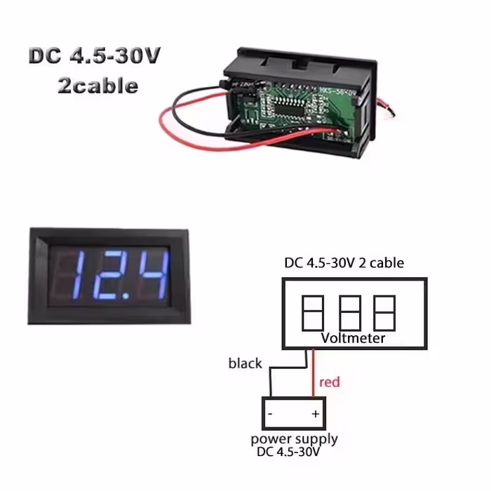 ماژول ولت متر دیجیتال مدل B0.56-30V