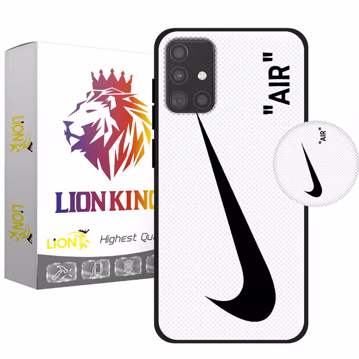 کاور لاین کینگ مدل NIKYWHAIT مناسب برای گوشی موبایل سامسونگ Galaxy A71 به همراه پایه نگهدارنده