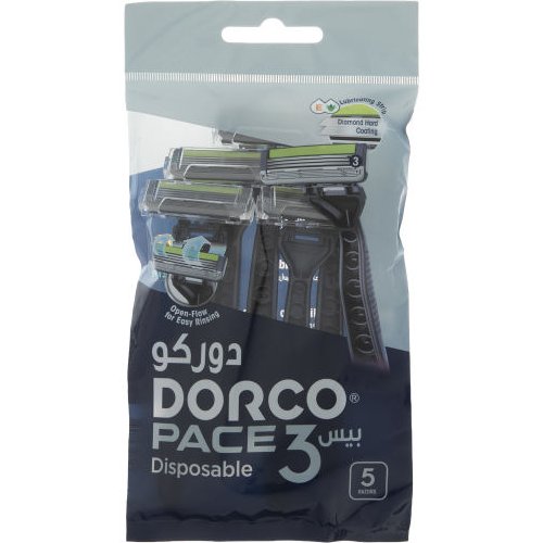خودتراش دورکو مدل Pace 3 Disposable بسته 5 عددی