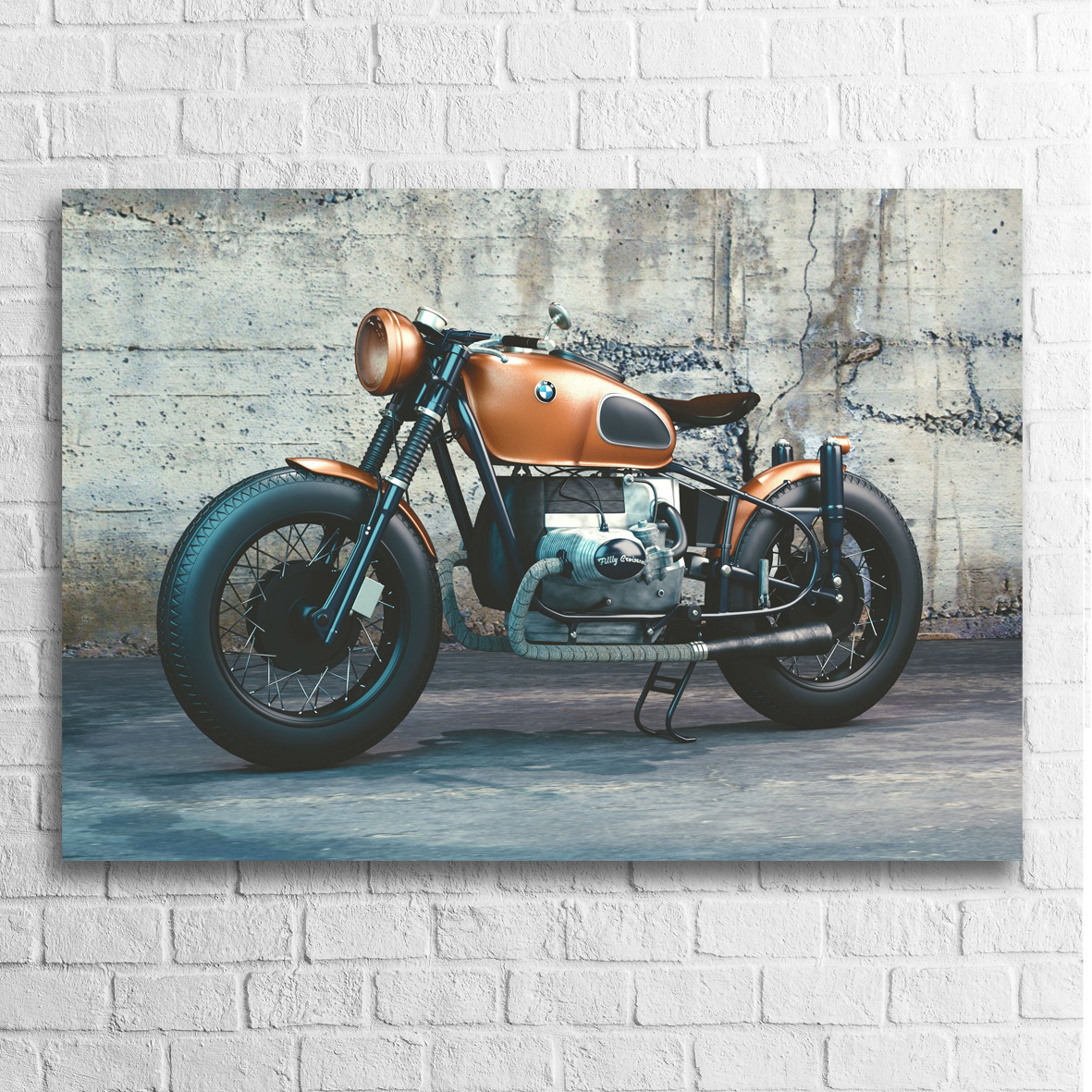 تابلو شاسی طرح موتور کلاسیک مدل AT020