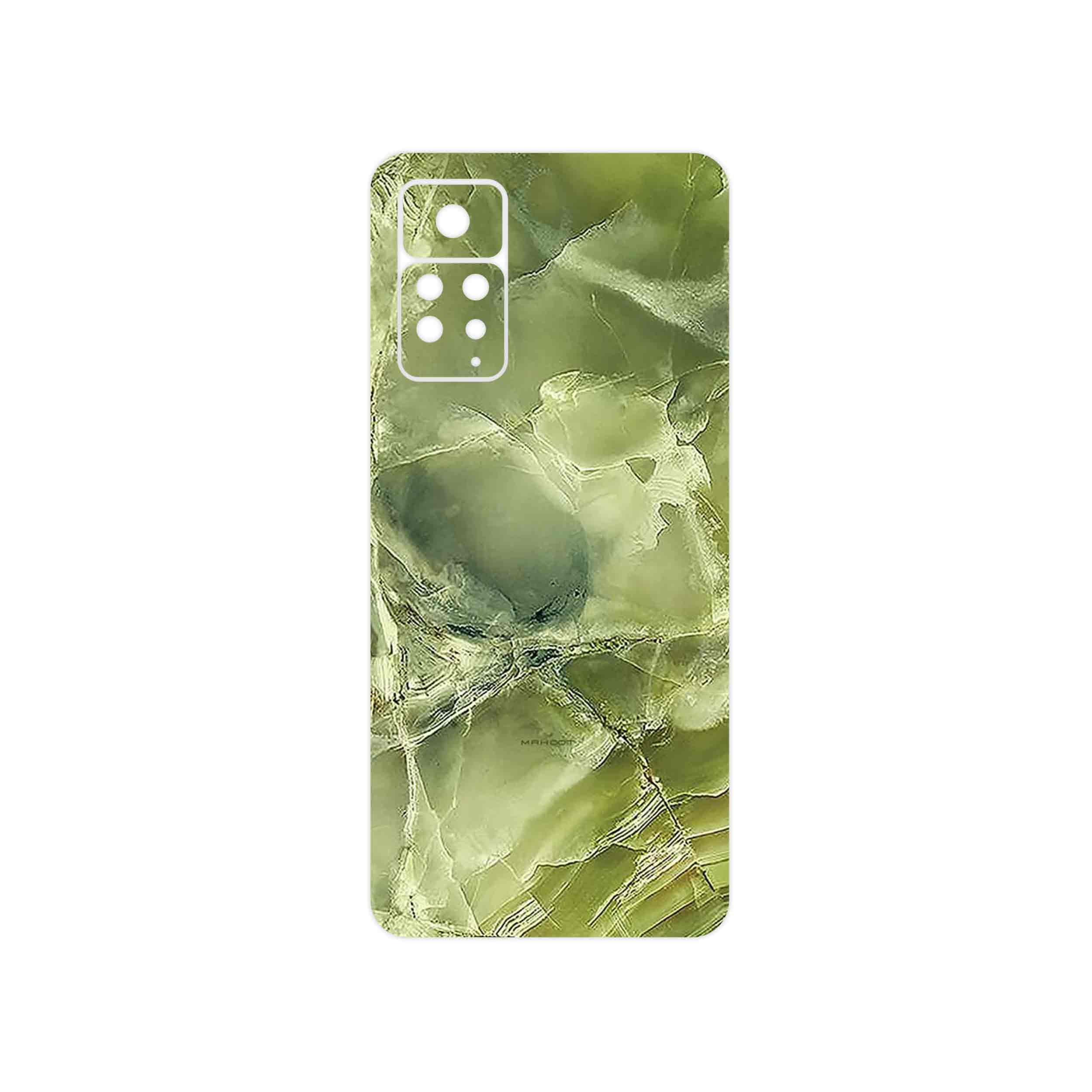برچسب پوششی ماهوت مدل Green_Crystal_Marble مناسب برای گوشی موبایل شیائومی Redmi Note 11 Pro Plus 5G (India)