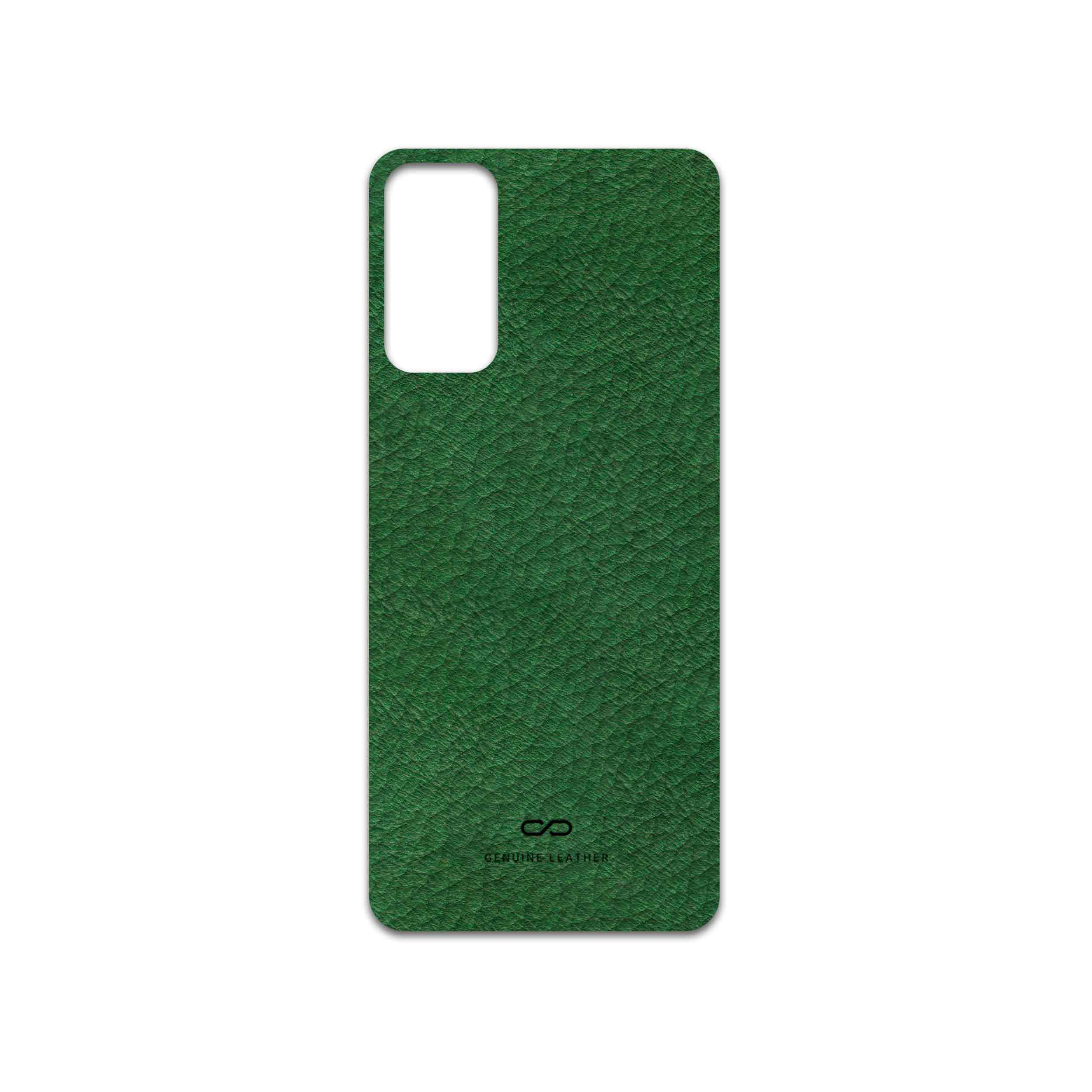 برچسب پوششی ماهوت مدل Green-Leather مناسب برای گوشی موبایل سامسونگ Galaxy F13