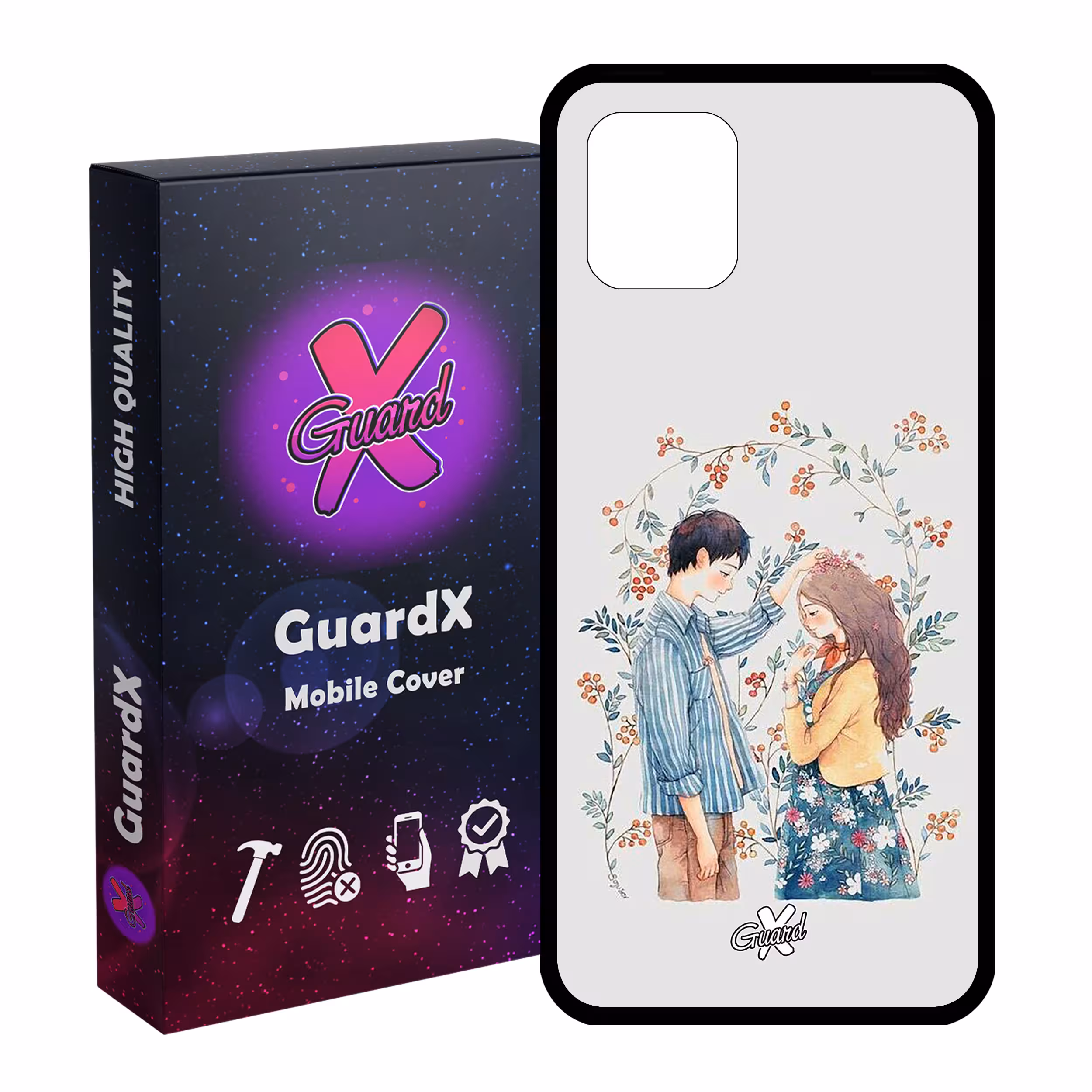 کاور گارد ایکس طرح Love مدل Glass10316 مناسب برای گوشی موبایل سامسونگ Galaxy Note 10 Lite