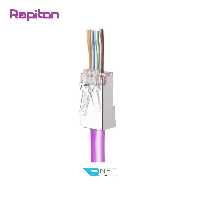 Open-End سوکت CAT6 FTP رپیتون مدل Rapiton RP-MP2-6FP بسته 100 عددی