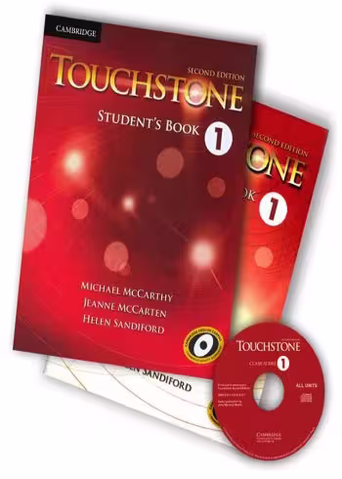 Touchstone 1 2nd  S.B W.B CD کتاب تاچستون 1 (کتاب دانش آموزـ کتاب تمرین ـ فایل صوتی)