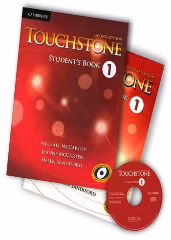 Touchstone 1 2nd  S.B W.B CD کتاب تاچستون 1 (کتاب دانش آموزـ کتاب تمرین ـ فایل صوتی)