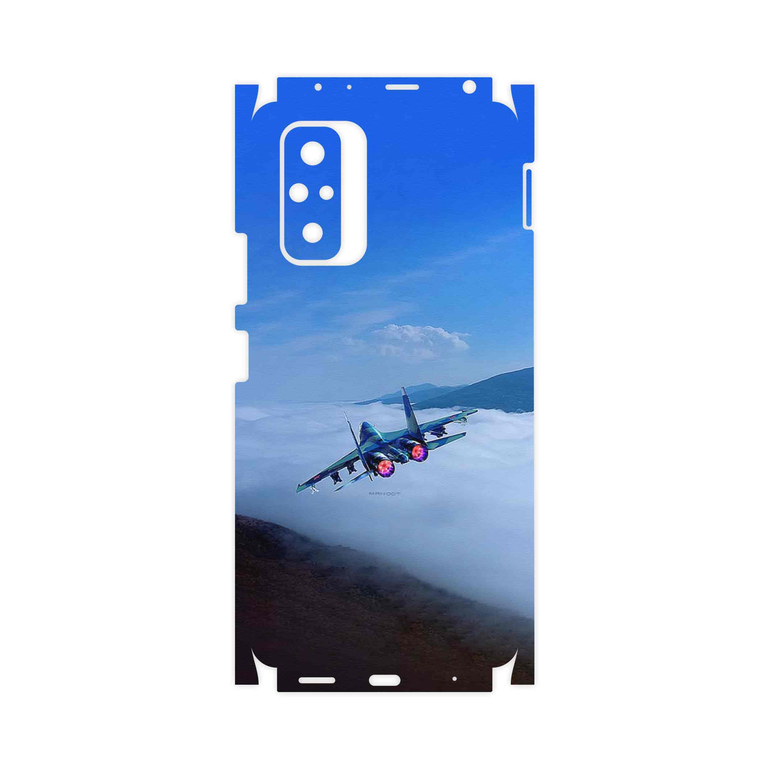 برچسب پوششی ماهوت مدل Fighter plane Su27-FullSkin مناسب برای گوشی موبایل شیائومی Redmi Note 10 Pro