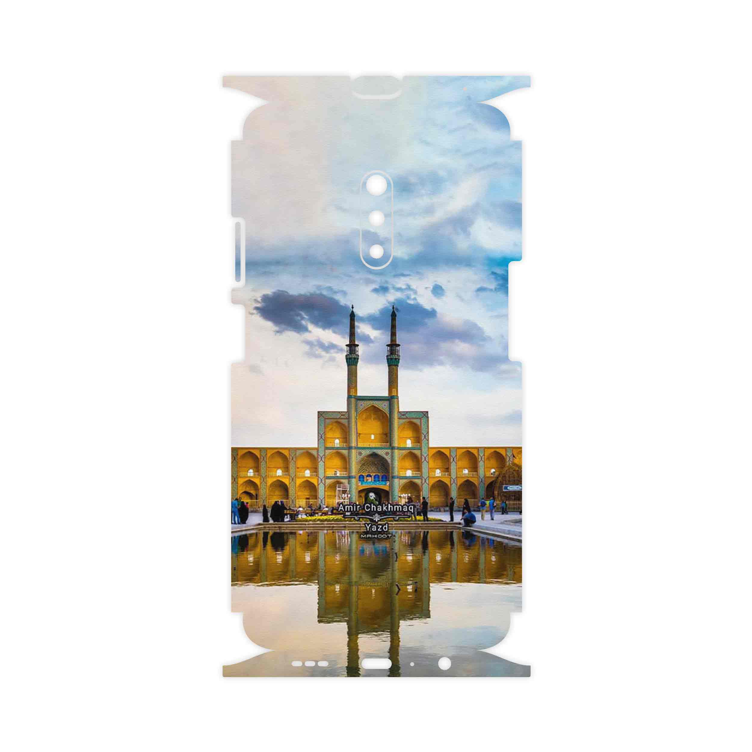برچسب پوششی ماهوت مدل Amir Chakhmaq Square Yazd-FullSkin مناسب برای گوشی موبایل اپو Realme X