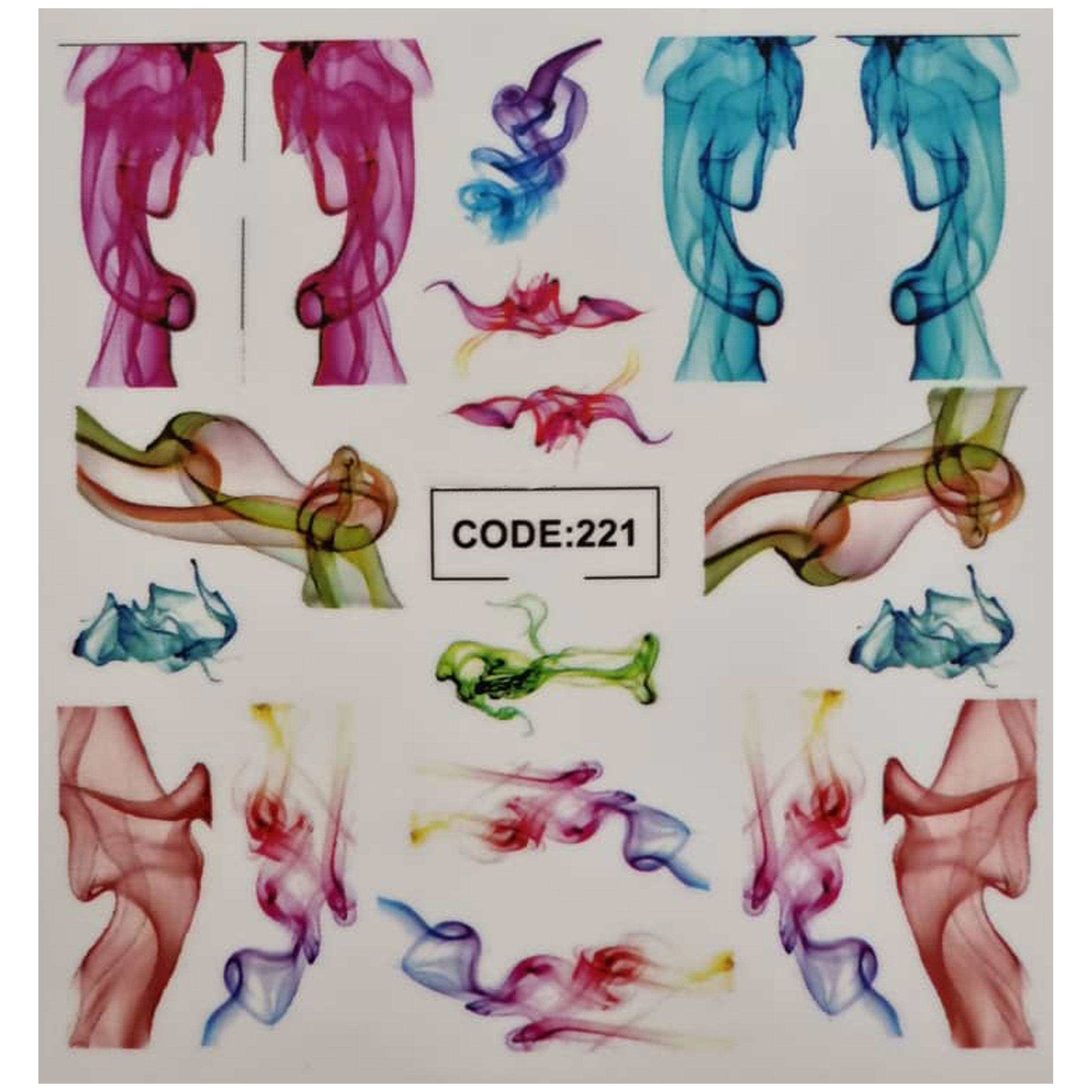لنز ناخن مدل CODE221