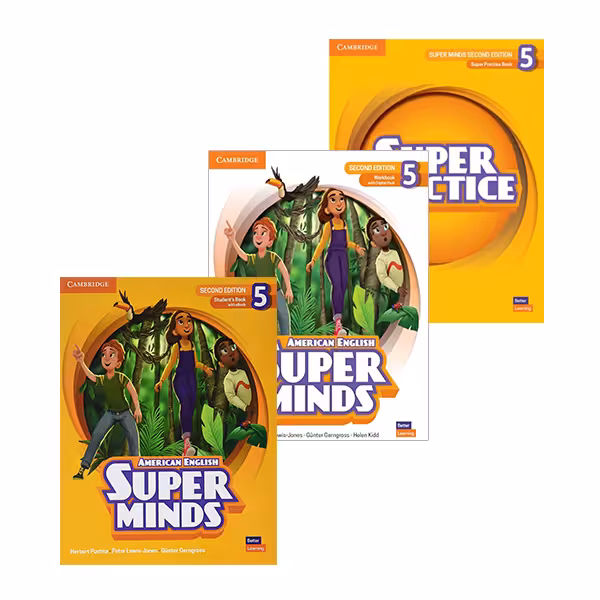 کتاب سوپرمایندز 5 ویرایش دوم (3جلدی) | Super Minds 5 2nd Edition | خرید کتاب زبان | خرید لوازم التحریر | چی کتاب | بالاترین تخفیف و ارسال رایگان