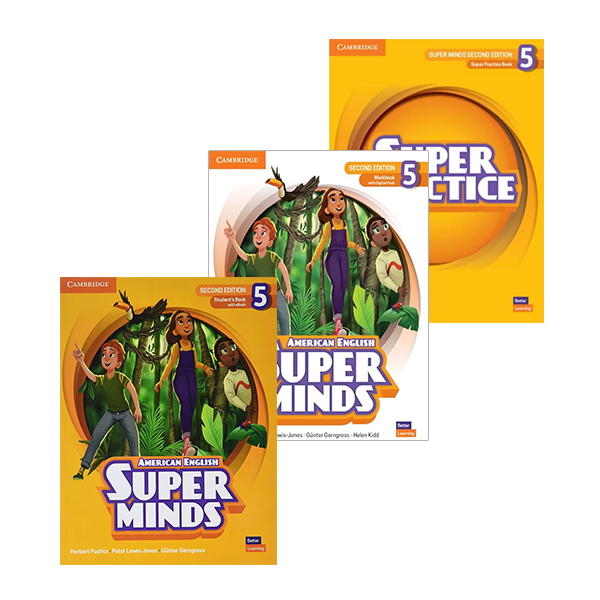 کتاب سوپرمایندز 5 ویرایش دوم (3جلدی) | Super Minds 5 2nd Edition | خرید کتاب زبان | خرید لوازم التحریر | چی کتاب | بالاترین تخفیف و ارسال رایگان