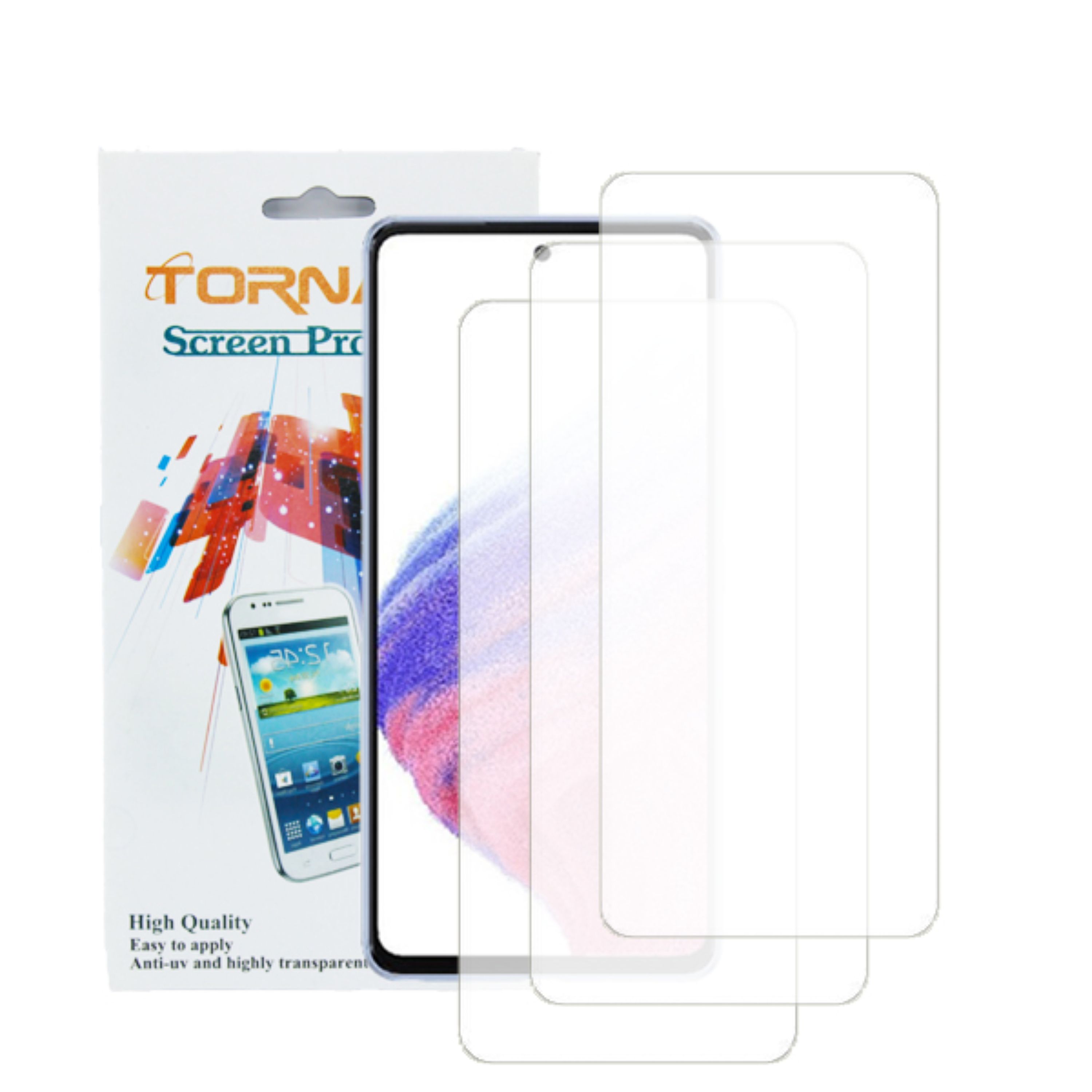 محافظ صفحه نمایش نانوگلس مدل TORNADO مناسب برای سامسونگ Galaxy A53 5G بسته 3عددی