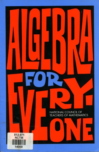 خرید و دانلود نسخه کامل کتاب Algebra for everyone