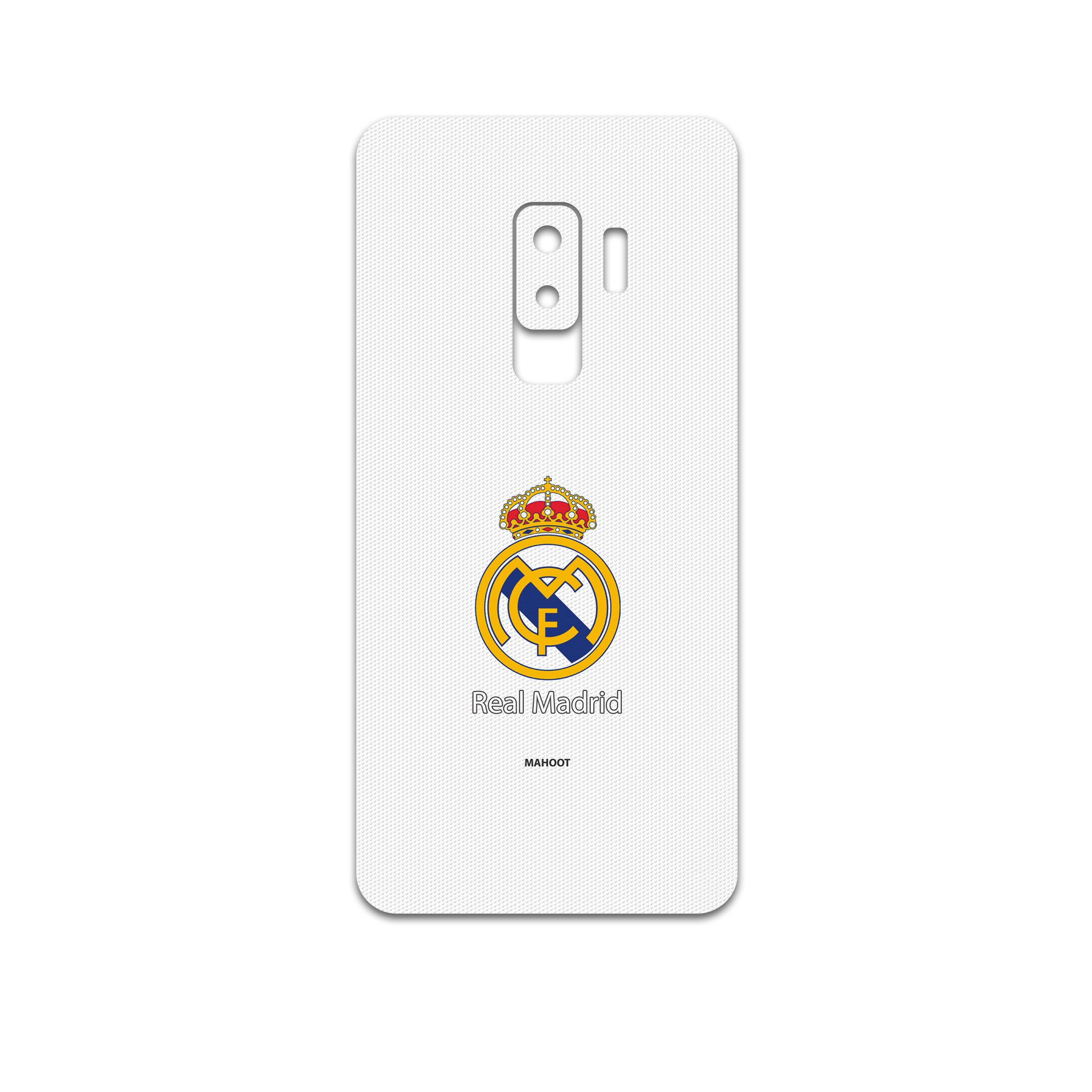 برچسب پوششی ماهوت مدل REAL-MADRID-1-FC مناسب برای گوشی موبایل سامسونگ Galaxy S9 Plus