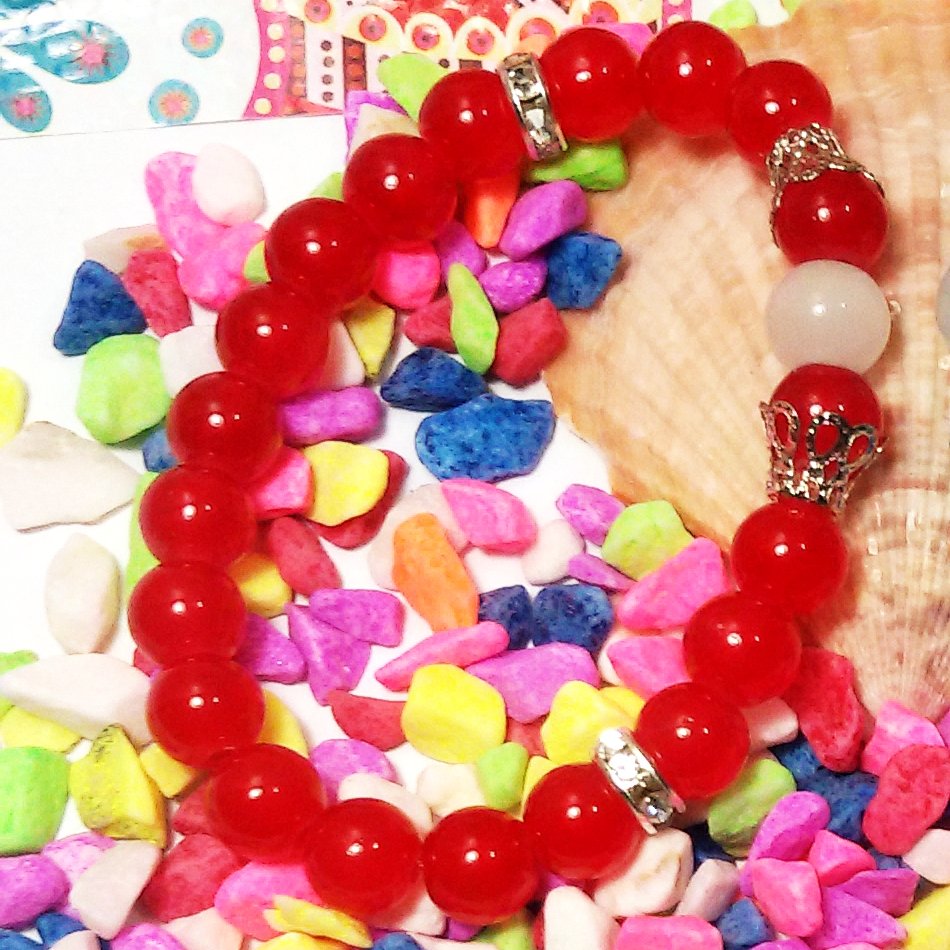 دستبند کشی مدل سلطنتی قرمز