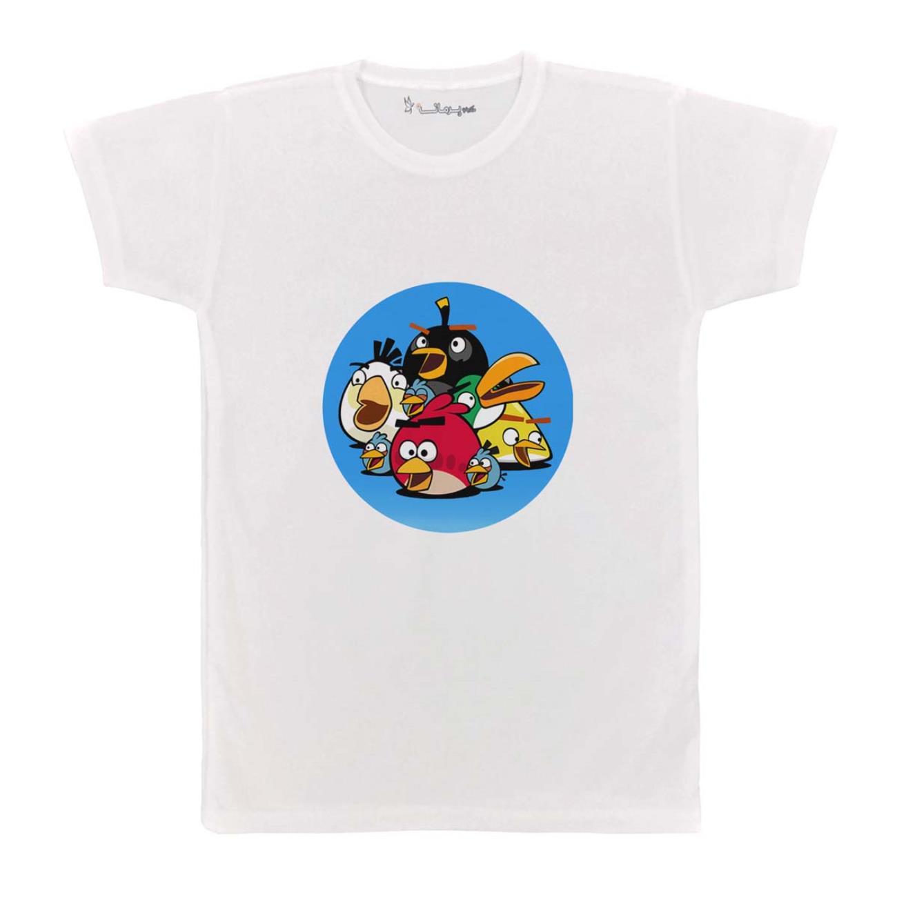 تی شرت بچگانه پرمانه طرح پرندگان خشمگین کد pmt.4440