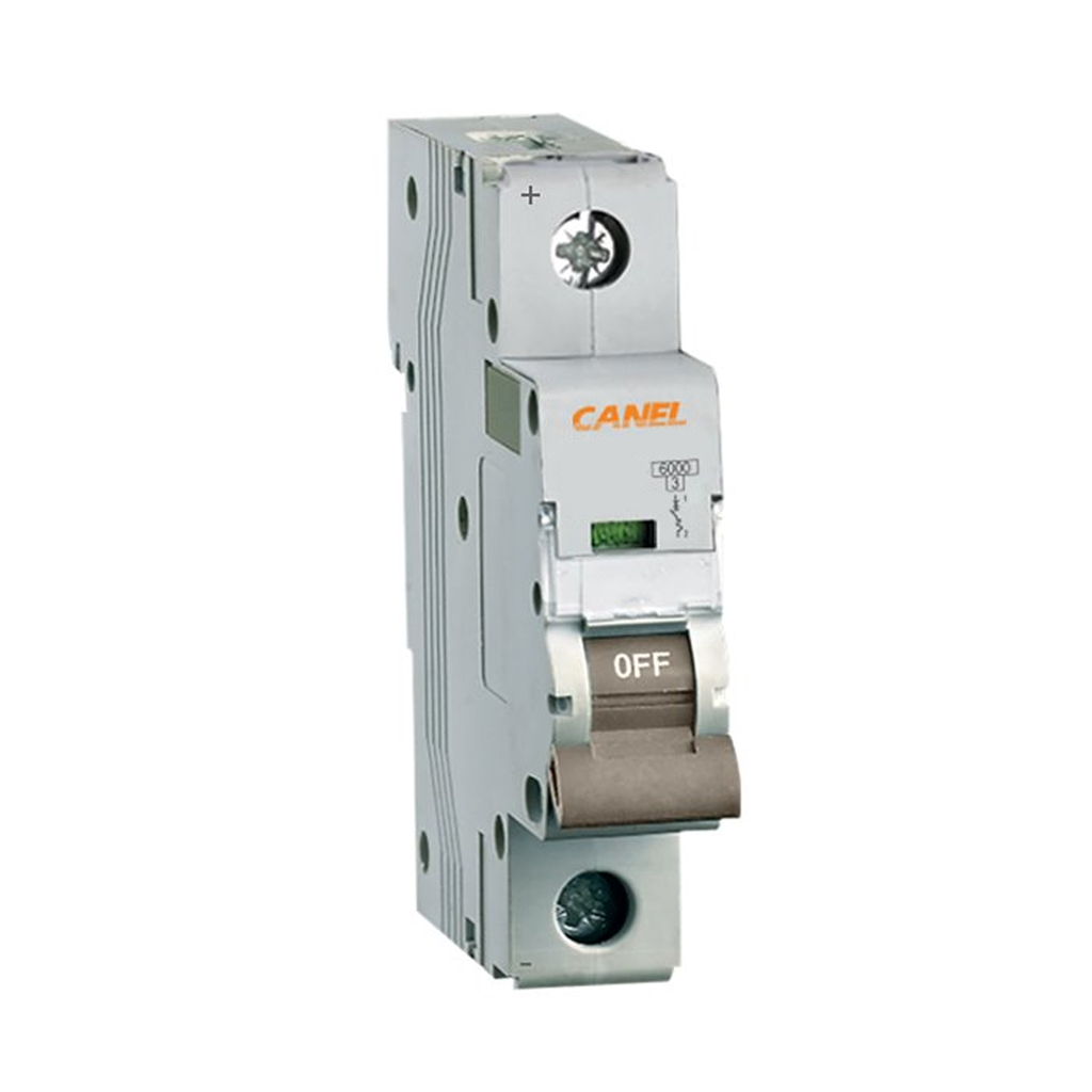 کلید مینیاتوری 40 آمپر یک پل DC کانل کد B40-6KA-1P