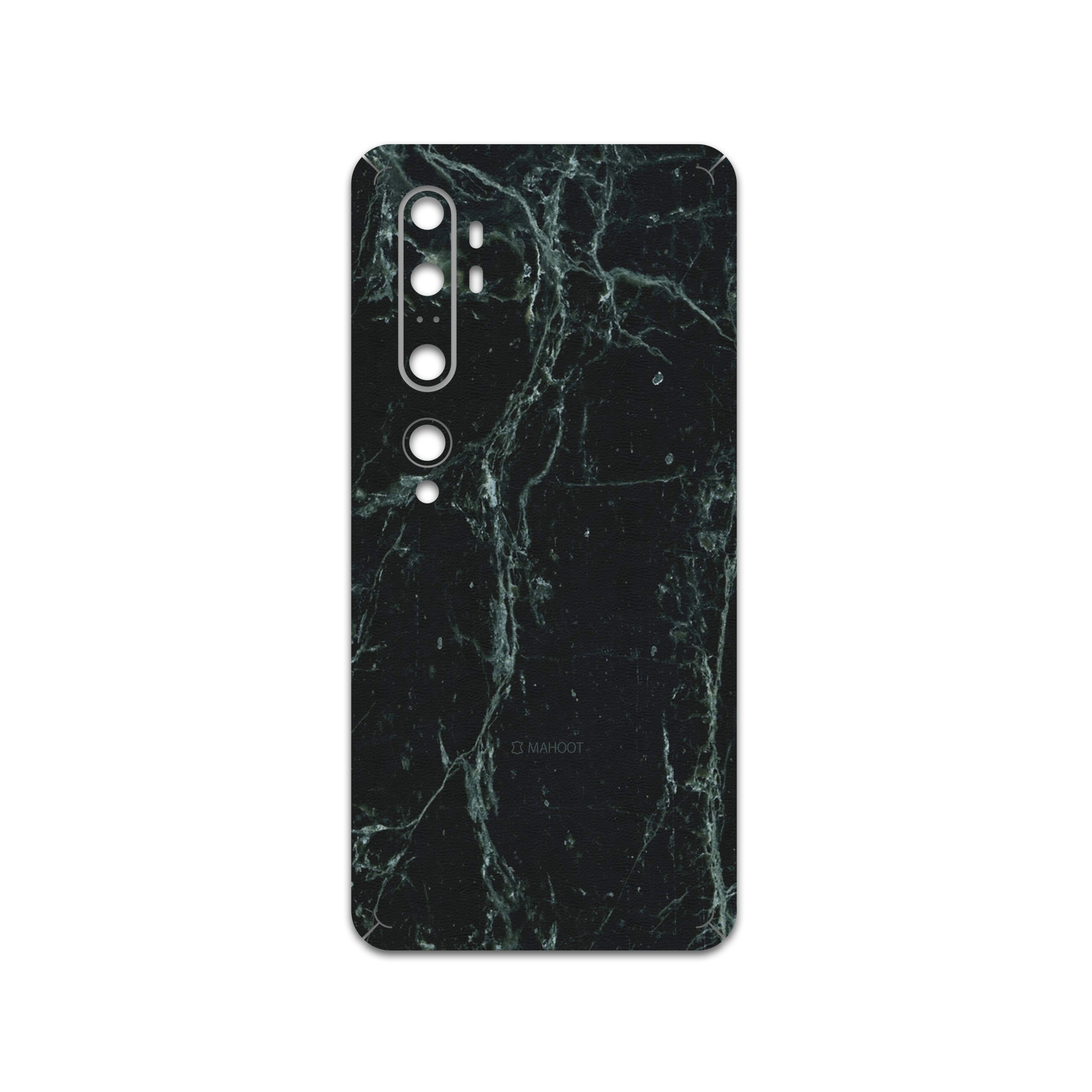 برچسب پوششی ماهوت مدل Graphite-Green-Marble مناسب برای گوشی موبایل شیائومی Mi Note 10 Pro