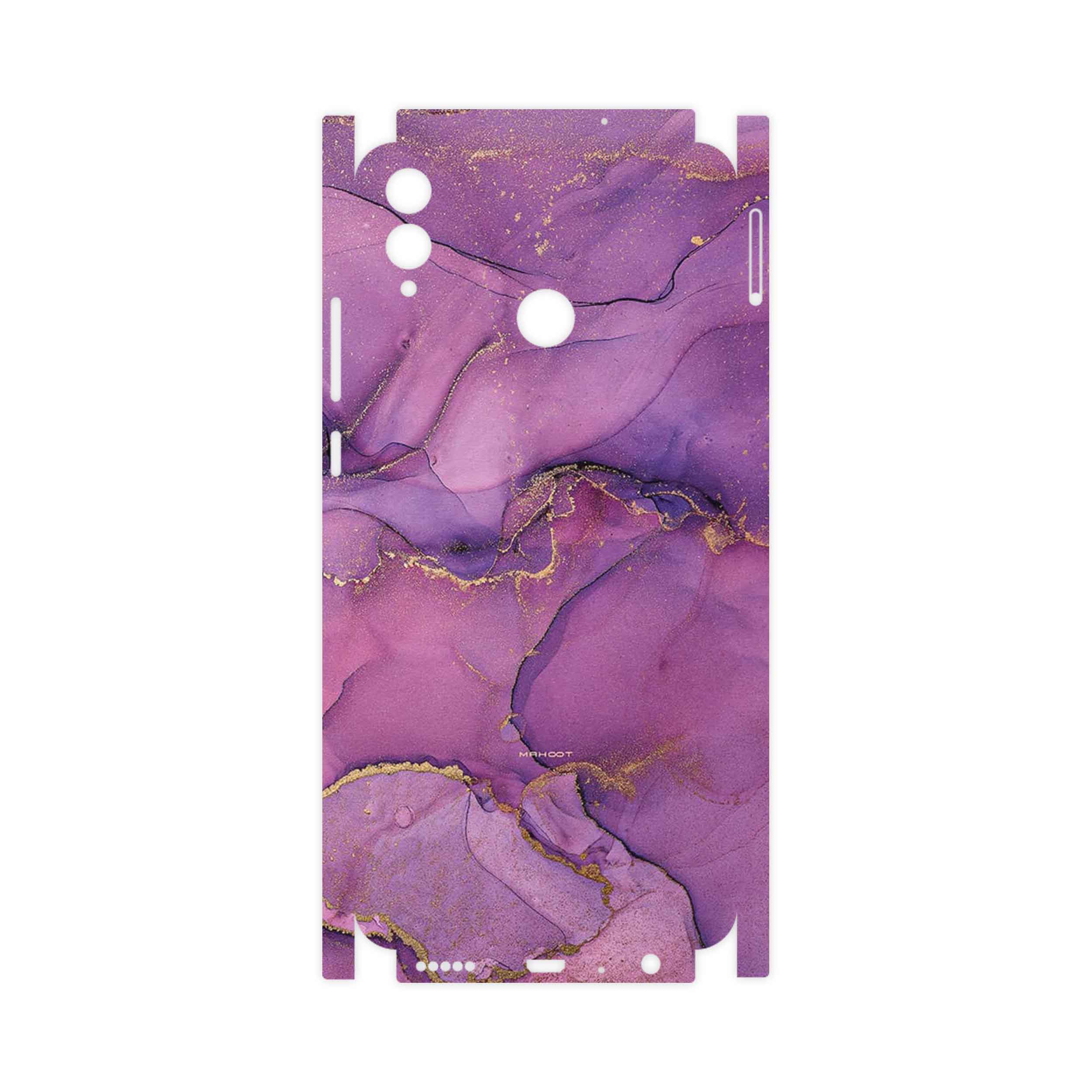 برچسب پوششی ماهوت مدل Purple Marble-FullSkin مناسب برای گوشی موبایل آنر 8X
