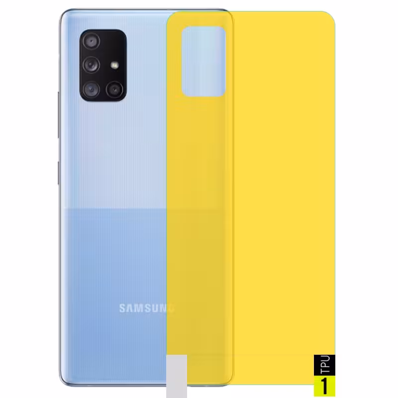 برچسب نانو پشت گوشی Samsung Galaxy A71 مدل فول کاور شفاف آنتی شوک