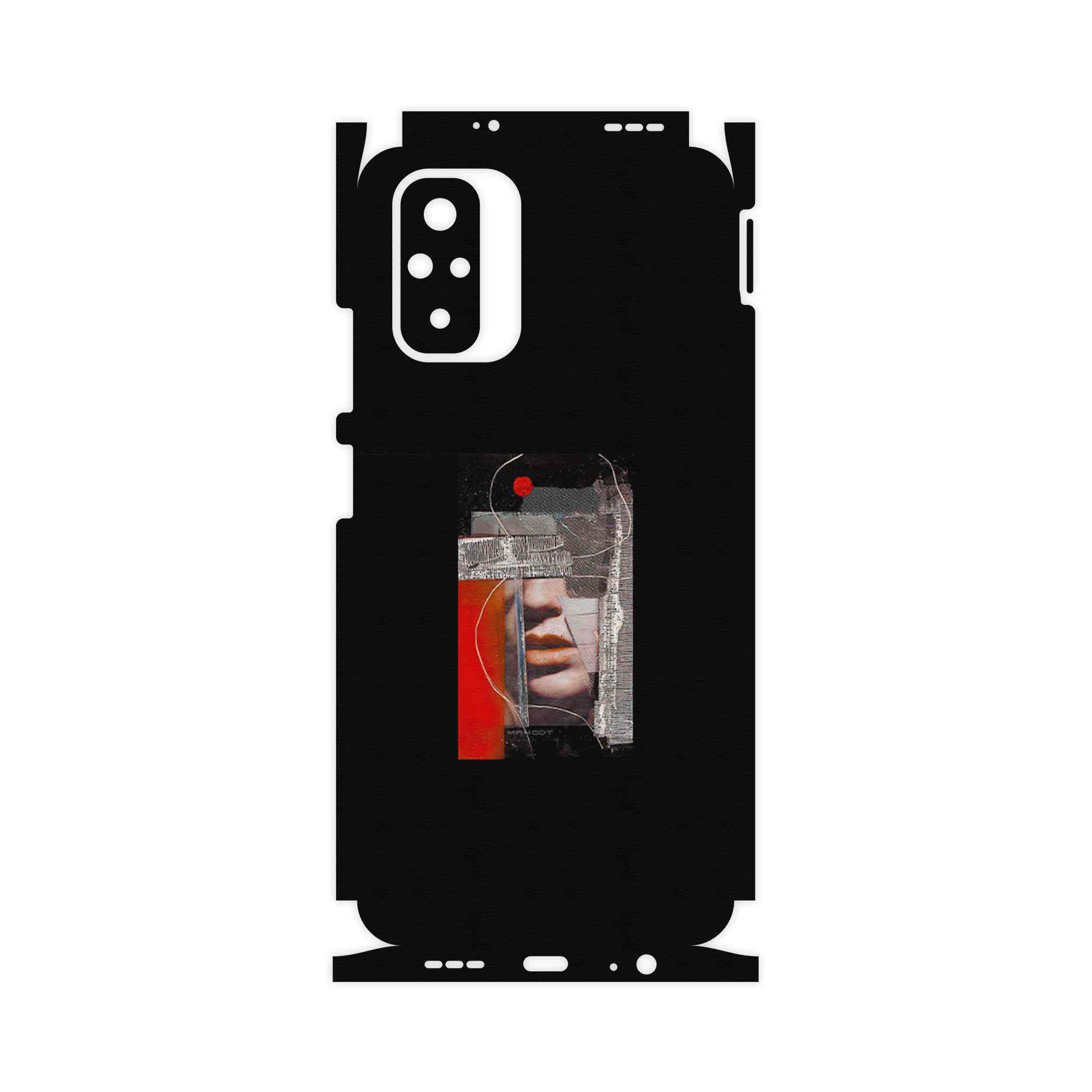 برچسب پوششی ماهوت مدل Collage of Mouth-FullSkin مناسب برای گوشی موبایل شیائومی Redmi Note 10s