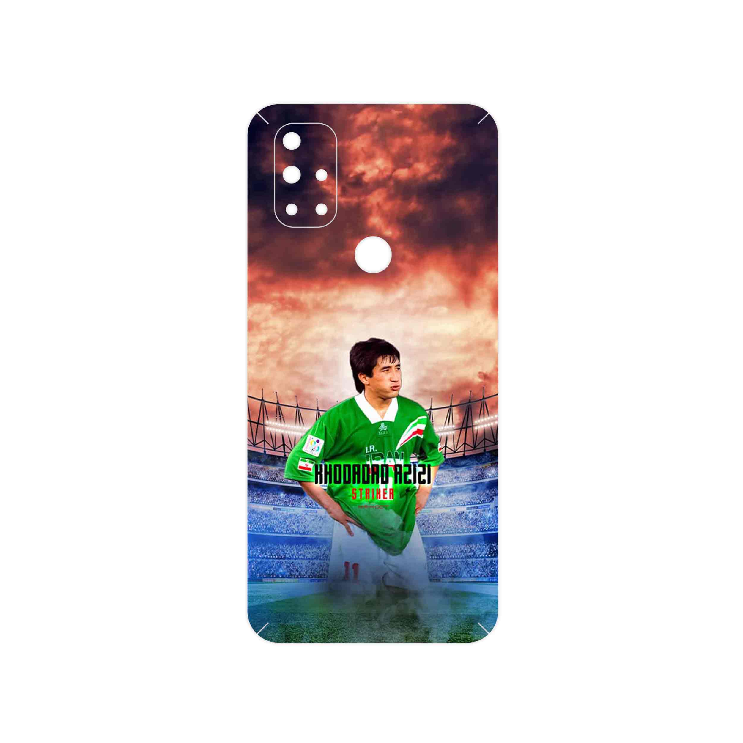 برچسب پوششی ماهوت مدل Khodadad Azizi مناسب برای گوشی موبایل وان پلاس Nord N10 5G