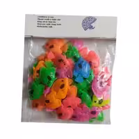 اسباب بازی زینتی به گز مدل ماهی دم متحرک مجموعه 50 عددی