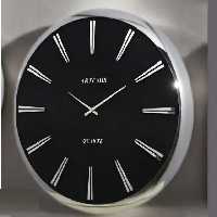 ساعت دیواری آرتمیس کد 2045 Silver Black B نقره ای مشکی