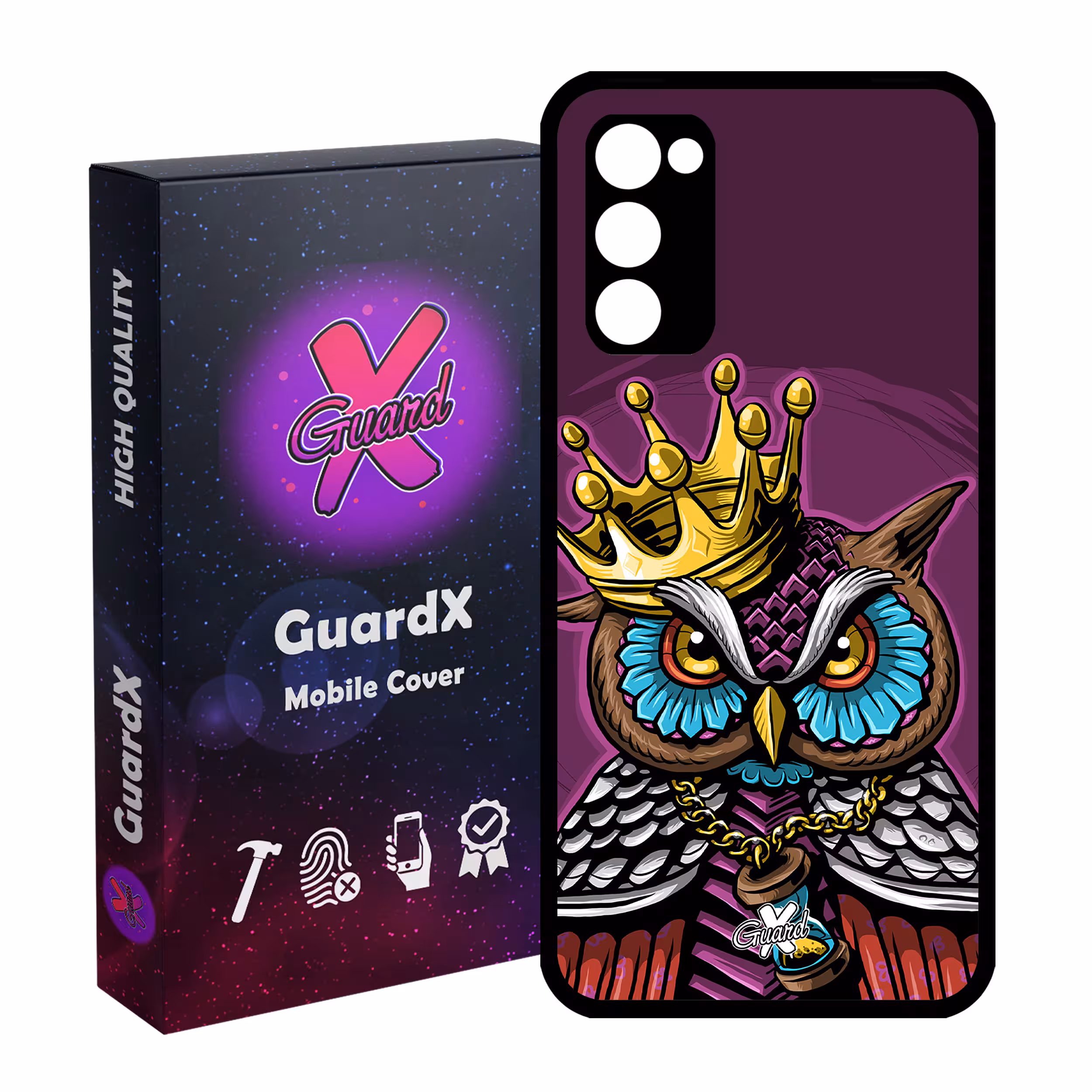کاور گارد ایکس طرح Owl مدل Glass10081 مناسب برای گوشی موبایل سامسونگ Galaxy S20 FE