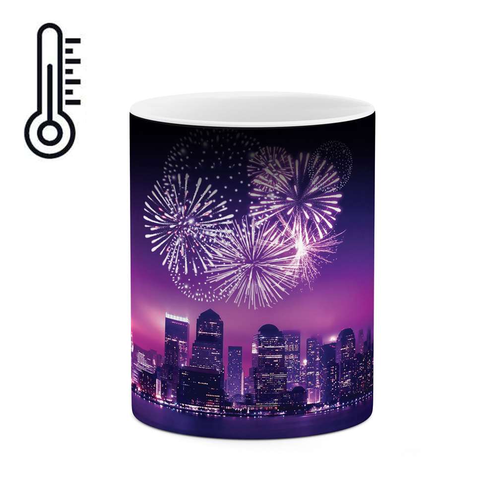 ماگ حرارتی طرح اتیش بازی مدل mgph02283