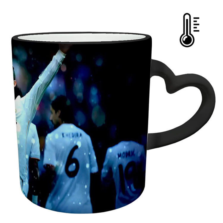 ماگ حرارتی مدل دسته قلبی طرح رونالدو کد 289