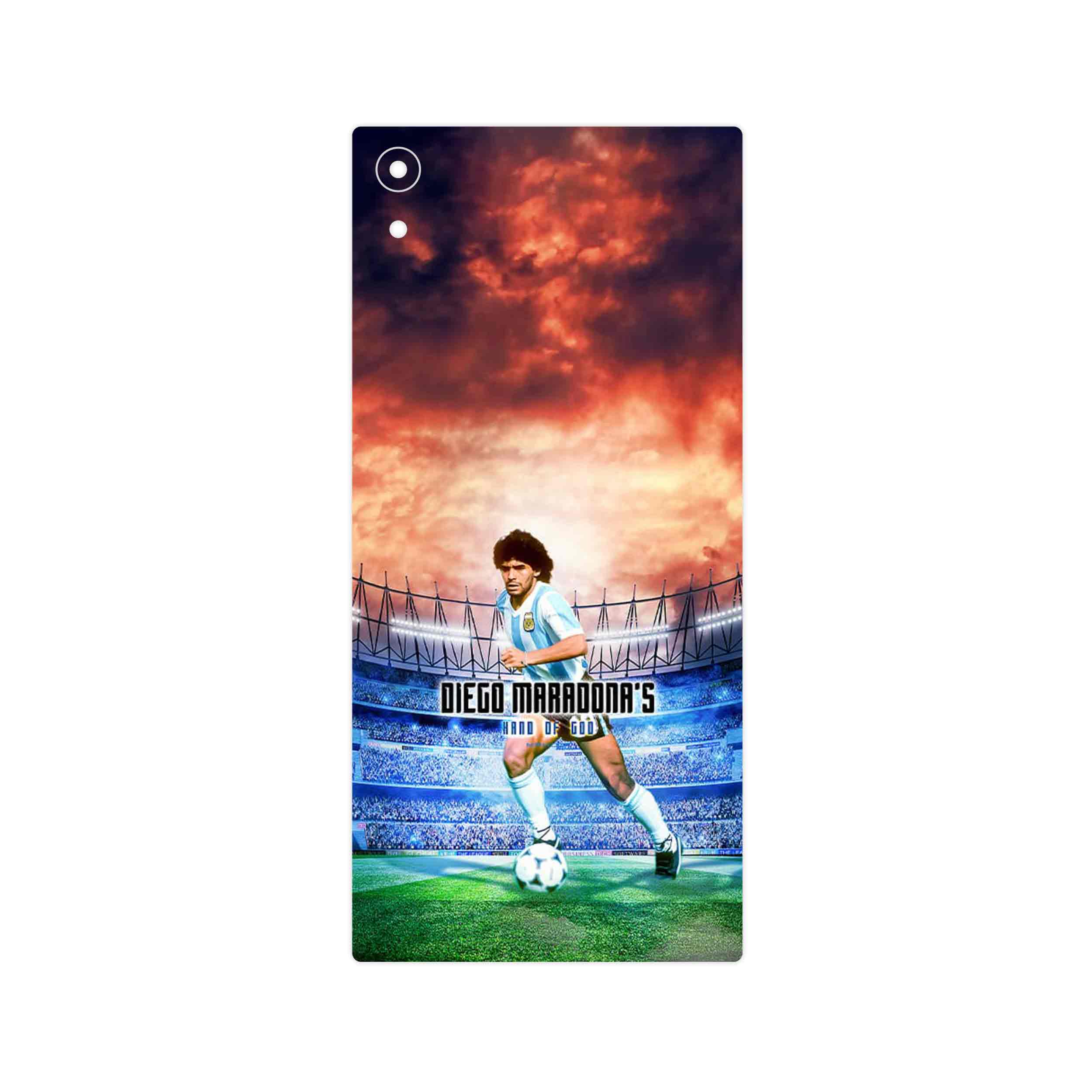 برچسب پوششی ماهوت مدل Diego Maradona مناسب برای گوشی موبایل سونی Xperia XA1 Ultra