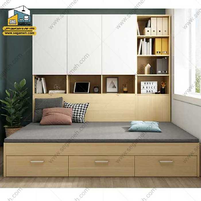 تخت خواب یک نفره کد BSP34 - فروشگاه سه گامه
