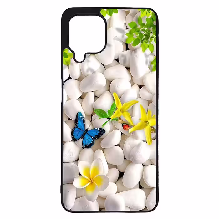 کاور طرح پروانه کد G-168 مناسب برای گوشی موبایل سامسونگ Galaxy A22 4G | دیجی قاب دونی