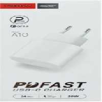 آداپتور شارژر ترانیو مدل TRANYOO A10 Head Charger FAST 20W PD QC3.0