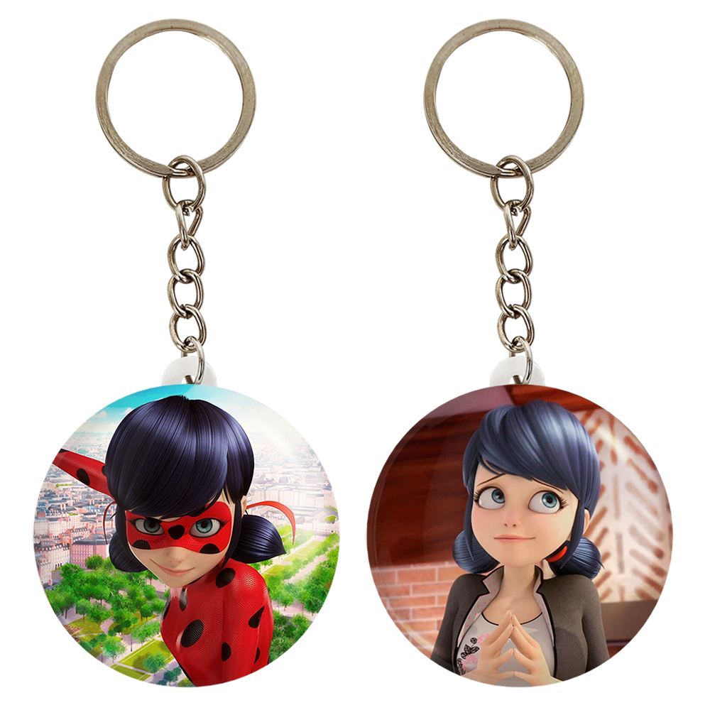 جاکلیدی خندالو مدل دختر کفشدوزکی کد 30663067 مجموعه 2 عددی