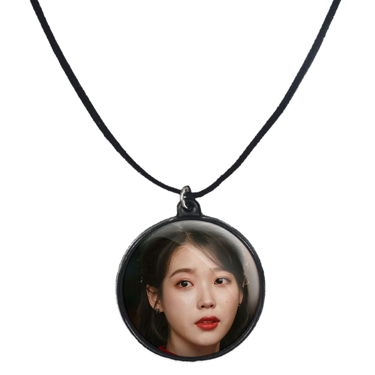 گردنبند پرمانه طرح IU کد pmb.35957 مدل دو طرفه