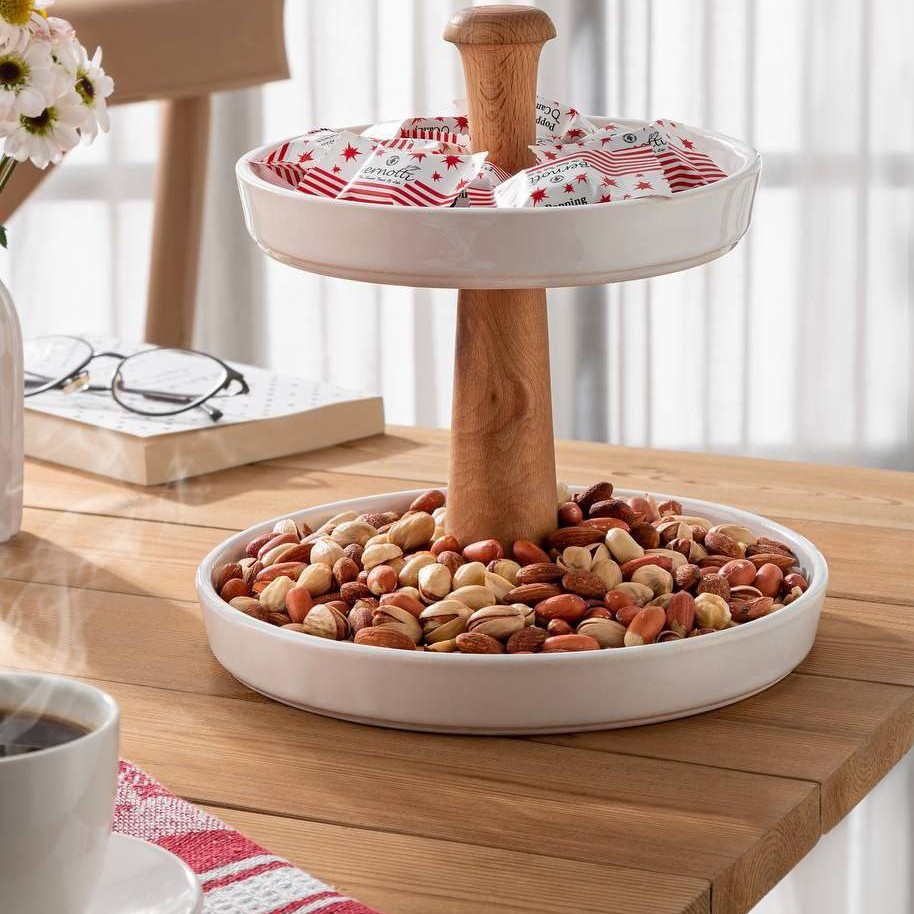 شیرینی خوری 2 طبقه سرامیکی