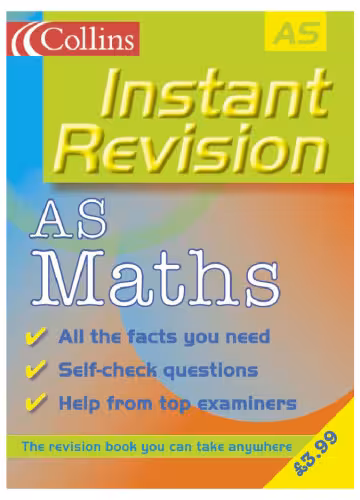 خرید و دانلود نسخه کامل کتاب AS Maths (Instant Revision)