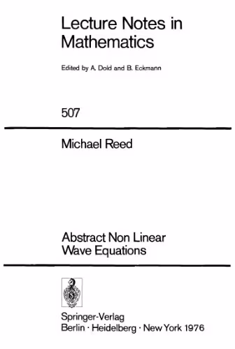 خرید و دانلود نسخه کامل کتاب Abstract Non Linear Wave Equations