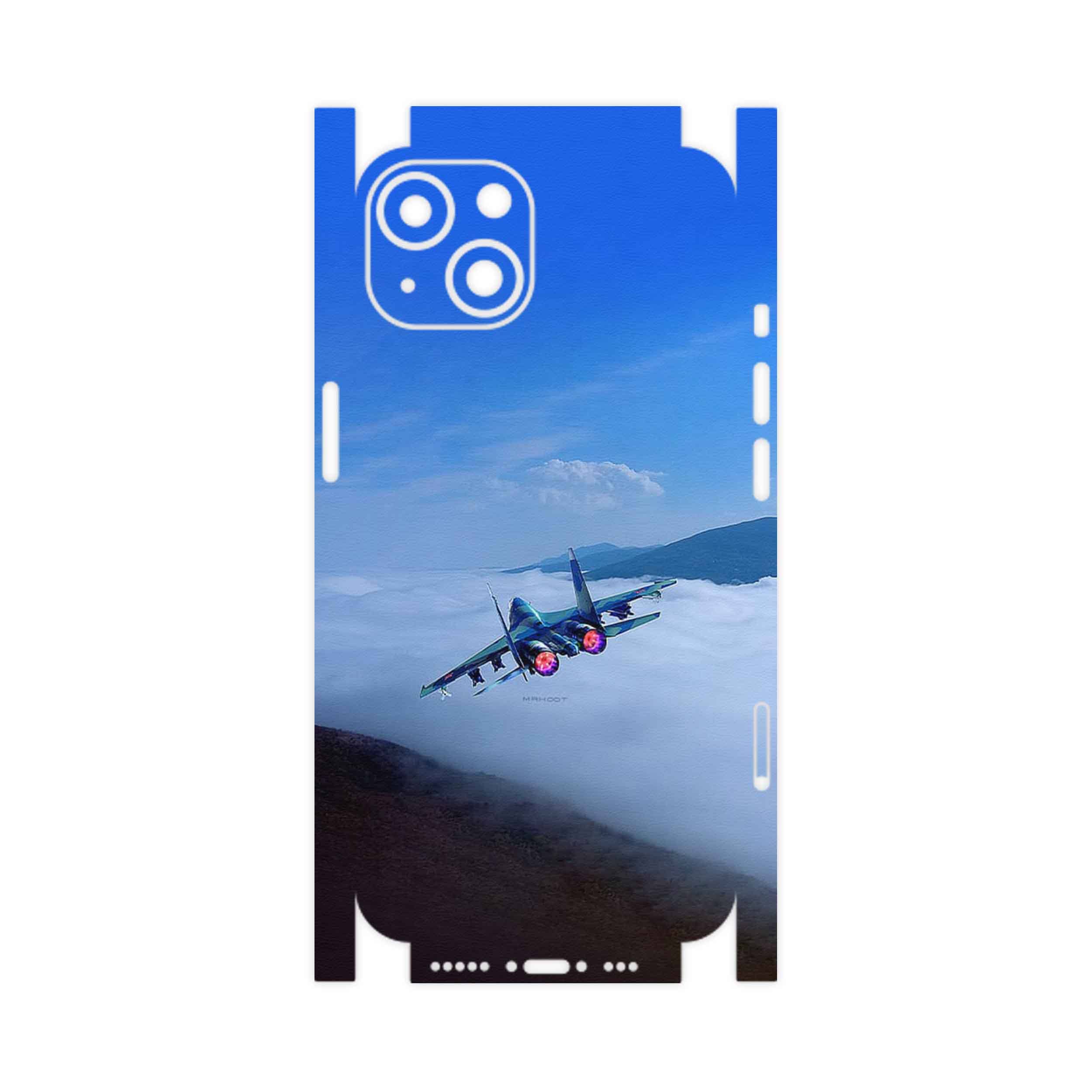 برچسب پوششی ماهوت مدل Fighter plane Su27-FullSkin مناسب برای گوشی موبایل اپل iPhone 13