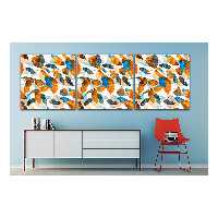 تابلو شاسی طرح برگ مدل GTS1104 مجموعه سه عددی