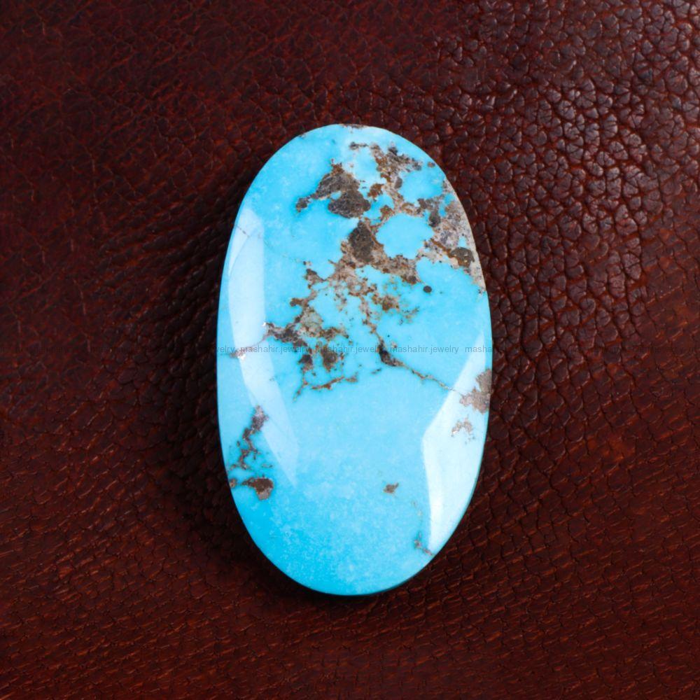 نگین فیروزه شجری کد 14115 - جواهری مشاهیر