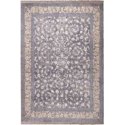 فرش ماشینی زمرد مشهد طرح وینتیج مدل افشان 