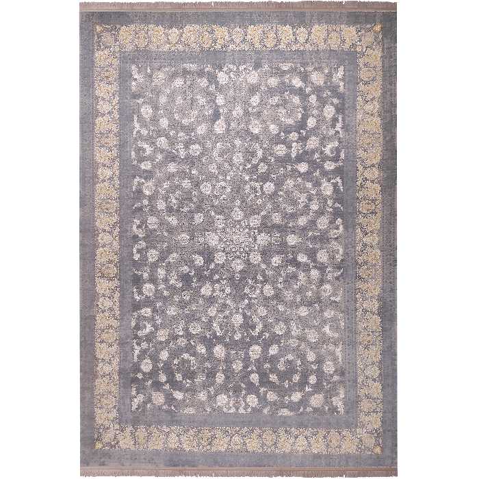 فرش ماشینی زمرد مشهد طرح وینتیج مدل افشان 