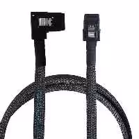 کابل تبدیل Mini SAS SFF-8087 به Mini SAS SFF-8087 مدل SM38 تخت 90 درجه - ایپکی