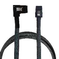 کابل تبدیل Mini SAS SFF-8087 به Mini SAS SFF-8087 مدل SM38 تخت 90 درجه - ایپکی