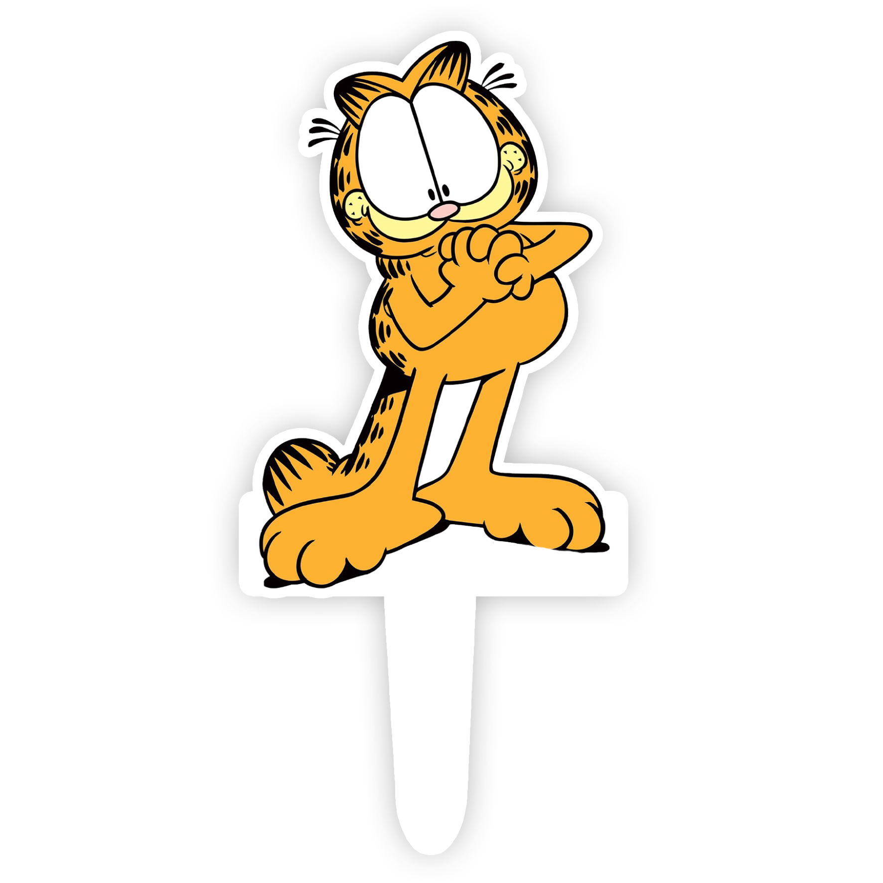     تاپر کیک طرح گارفیلد کد R565