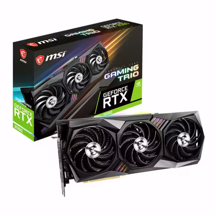 کارت گرافیک ام اس آی GeForce RTX 3080 GAMING TRIO 10G